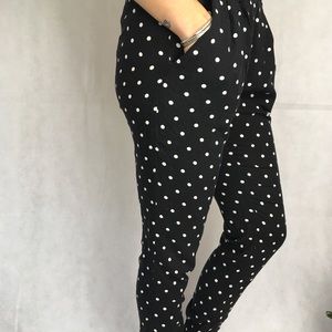 Polka dotted pants